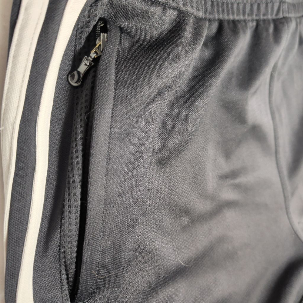 Women's Adidas Black and White Track Pants Size M - Picture 7 of 11